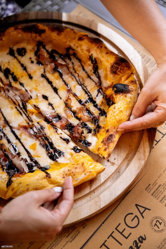 shooting food modena pizza